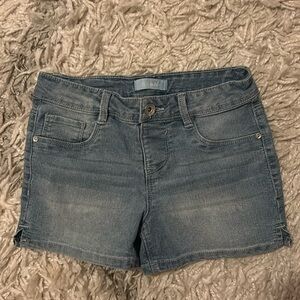 Blue Ink Girls Mini Shorts Stretch. LIGHTLY USED
